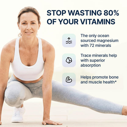 Spectrum 5 Magnesium | 5-in-1 Complex + 72 Trace Minerals for Enhanced Absorption | Irish Sea Sourced | 500mg per Serving - Maple Wellness Supplements
