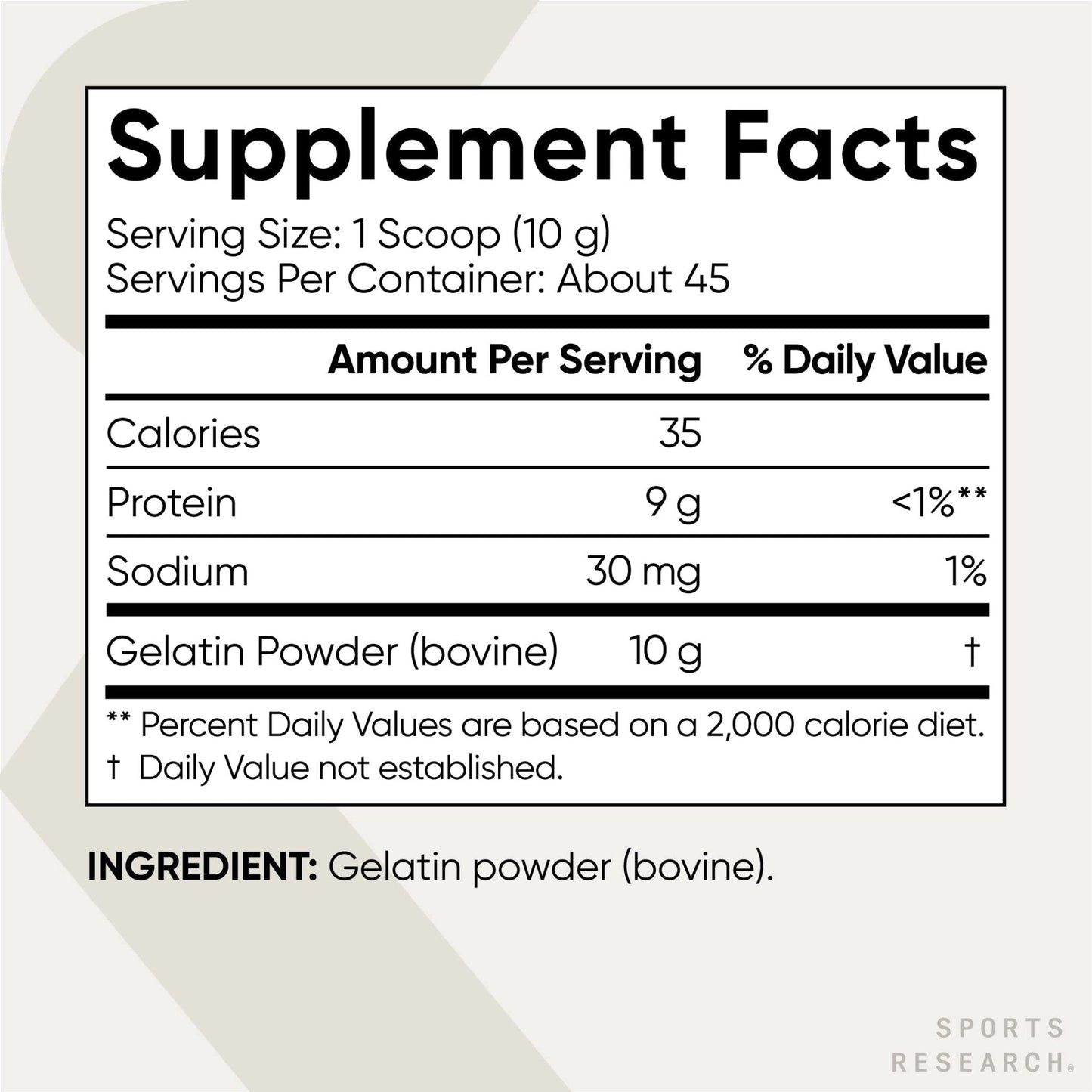 Sports Research Gelatin Collagen Cooking Powder - Sourced from Pasture Raised Cows | Great for Cooking and Baking - Certified Keto Friendly and Non-GMO - Maple Wellness Supplements