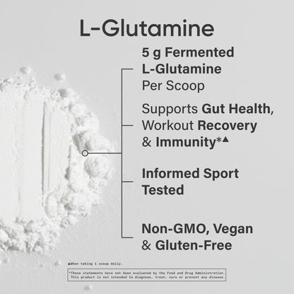 Sports Research L-Glutamine - Workout Recovery, Immune Health & Gut Health Support - 5 G Per Serving - 10.58 Oz - Maple Wellness Supplements