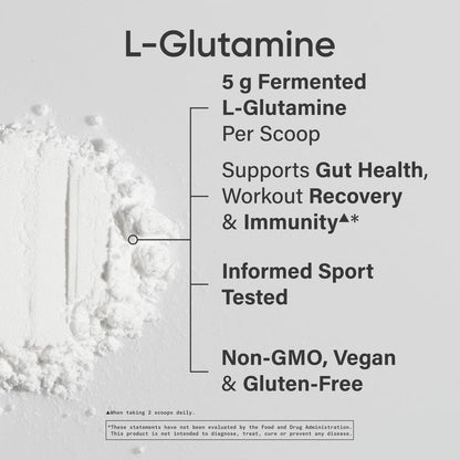 Sports Research L-Glutamine - Workout Recovery, Immune Health & Gut Health Support - 5 G Per Serving - 17.64 Oz - Maple Wellness Supplements