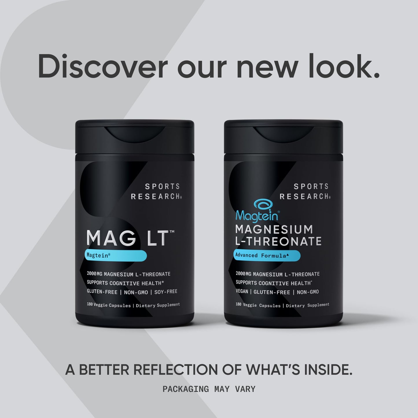 Sports Research® Magnesium L-Threonate Capsules 2000mg - High-Absorption Magtein® for Enhanced Brain Health, Memory, Focus & Restful Sleep Support - Vegan · Non-GMO · Gluten Free - 90 Count - Maple Wellness Supplements