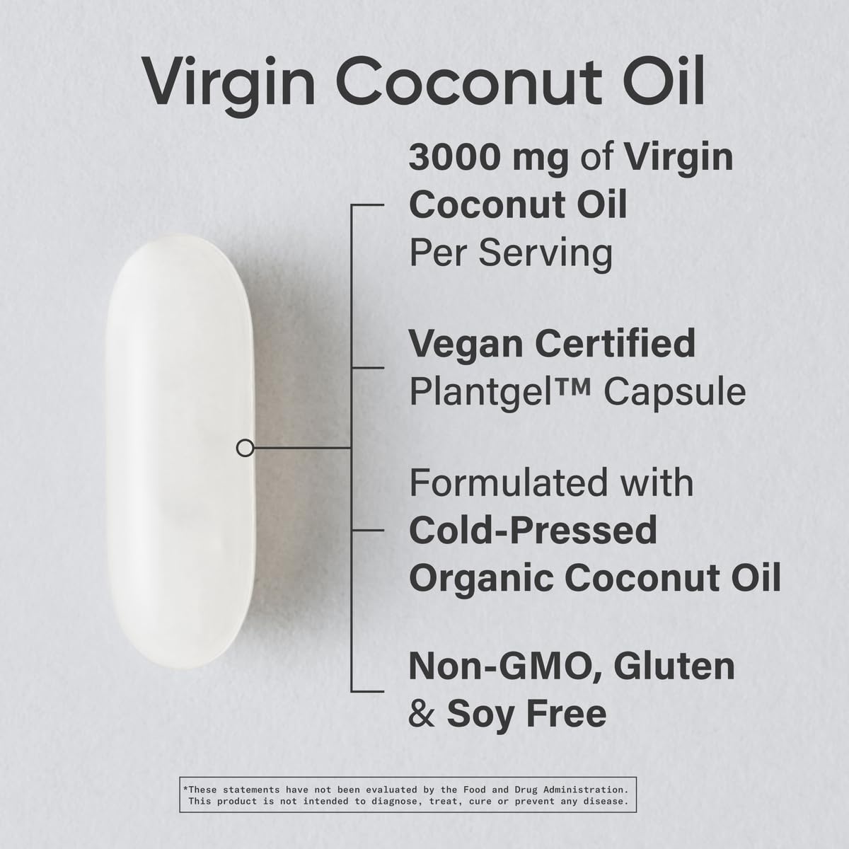 Sports Research® Organic Coconut Oil Capsules 3000MG - Cold Pressed Extra Virgin Coconut Oil with Medium Chain Triglycerides (MCTs) - Vegan Friendly & Non-GMO Verified - 120 Softgels - Maple Wellness Supplements