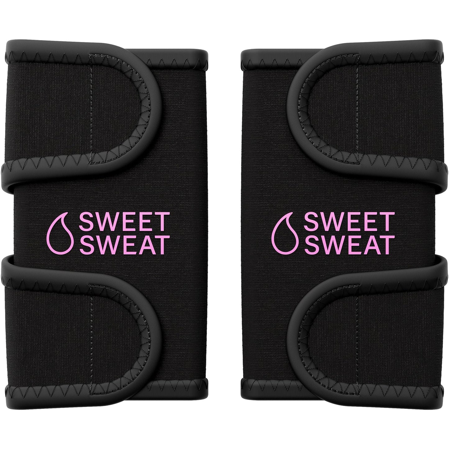 Sports Research Sweet Sweat® Arm Trimmers - Premium Sweat-Enhancing Arm Wraps for Women & Men - 3 Adjustable Sizes - Maple Wellness Supplements