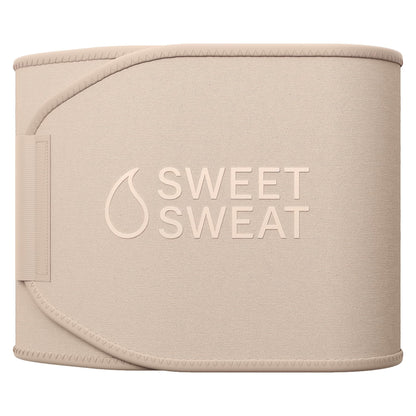 Sports Research Sweet Sweat Toned Waist Trimmer for Women and Men | Premium Waist Trainer Belt to 'Tone' your Stomach Area (Quartz, Small) - Maple Wellness Supplements