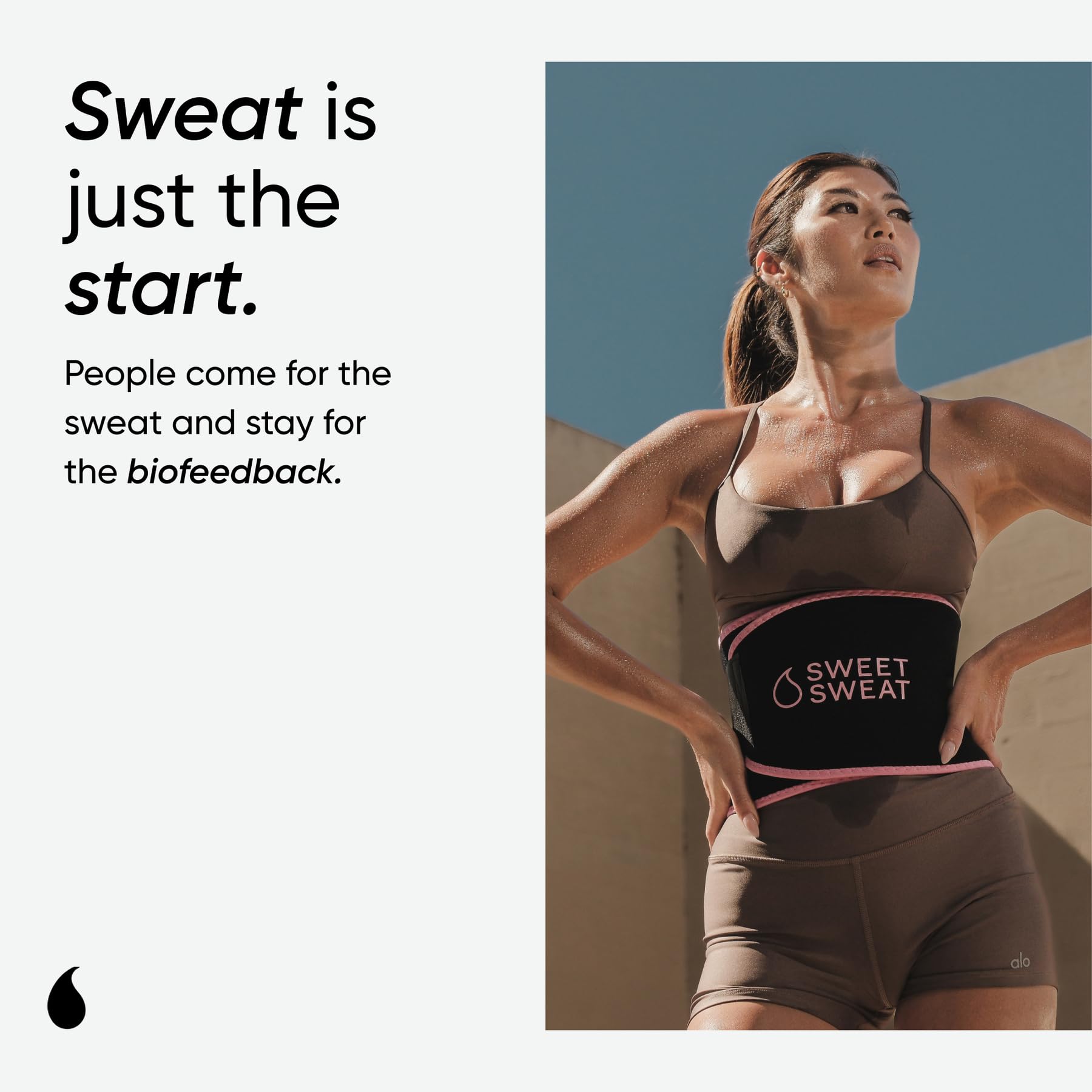 Sports Research Sweet Sweat Waist Trimmer (Core Series) - Premium Sweat Enhancing Fitness Band for Women & Men - Adjustable Fit · Latex-Free Neoprene - Pink Logo, Medium - Maple Wellness Supplements