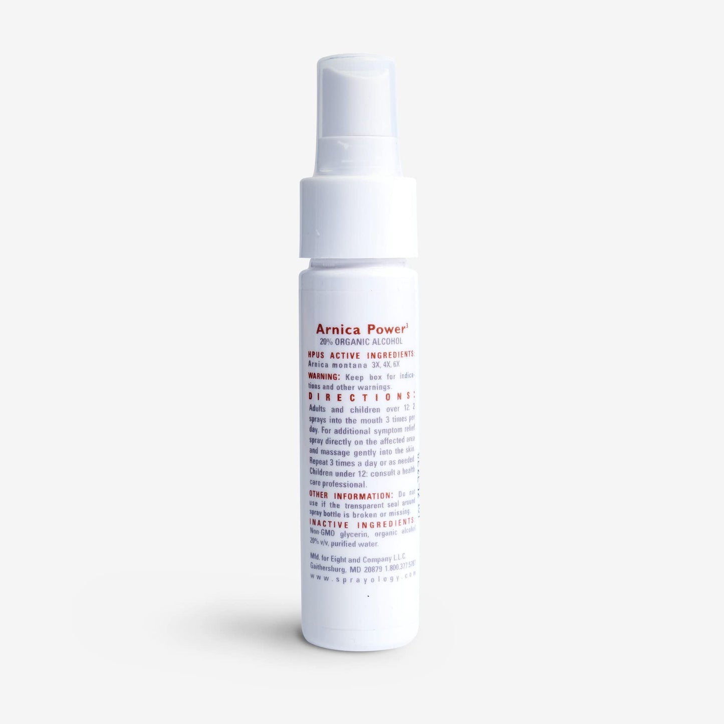 Sprayology Arnica Power - Homeopathic Oral Spray to Alleviate Muscle and Joint Discomfort | Vegan | Gluten-Free | All Natural | Lactose Free | Vegan | 30 Day Supply (1.38 fl oz) - Maple Wellness Supplements