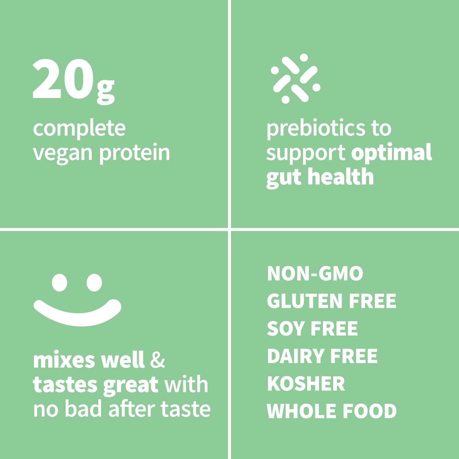 Sprout Living Epic Protein, Plant Based Protein & Superfoods Powder, Vanilla Lucuma Powder | 20 Grams Organic Protein Powder, Vegan, Non Dairy, Non-GMO, Gluten Free, Low Sugar (1 Pound, 12 Servings) - Maple Wellness Supplements