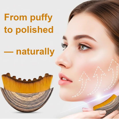 Stainless Steel Gua Sha Tool & Lymphatic Drainage Face Brush Set, TWPER Facial Massage Kit for Jawline Sculpting - Maple Wellness Supplements
