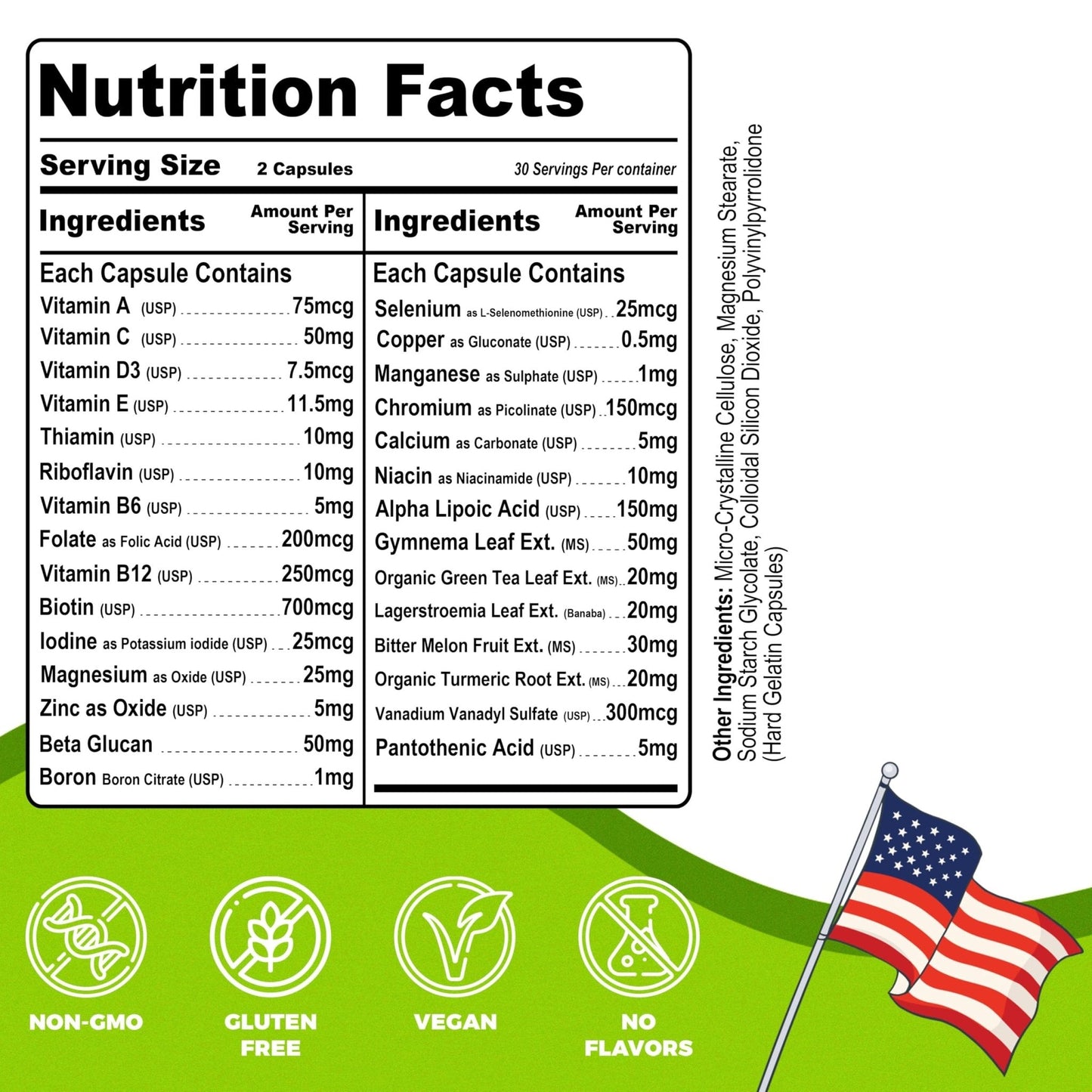Stemox Gut Energy – Natural Energy & Metabolism Support Supplement with Biotin, Chromium, Alpha Lipoic Acid & Organic Herbal Extracts – Blood Sugar & Gut Health Support – 60 Vegan Capsules - Maple Wellness Supplements