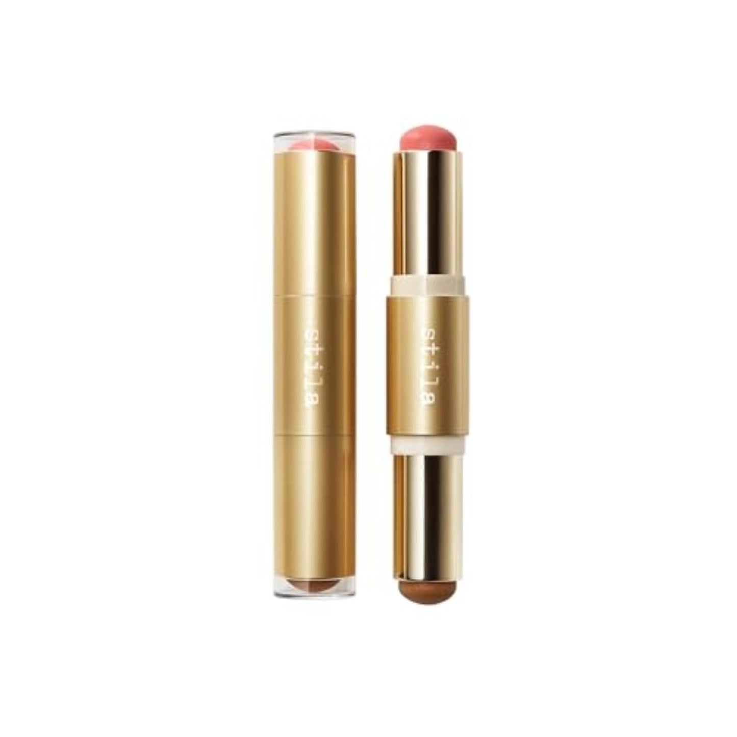 Stila Blush & Bronze Hydro-Blur Cheek Duo, Grapefruit & Caramel - Maple Wellness Supplements
