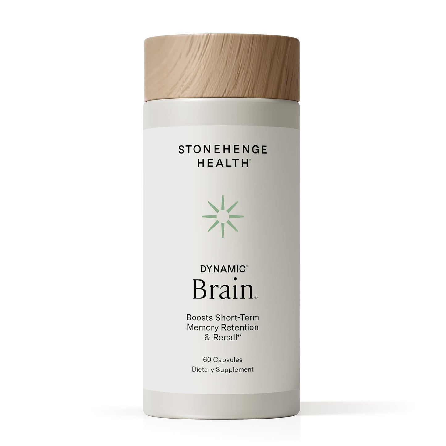 Stonehenge Health Dynamic Brain – BacoMind® Bacopa Nootropic Formula – Memory, Recall & Retention, Phosphatidylserine, Huperzine A, DHA & Choline – 40 Brain-Boosting Ingredients – Non-GMO, 60 Caps - Maple Wellness Supplements