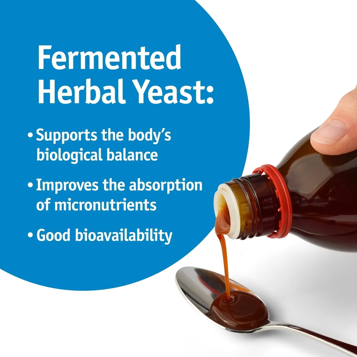 Strath Fermented Herbal Yeast Postbiotic - (8.4 Fl oz) Daily Nutritional Food Supplement Liquid | Supports Metabolism | Vegetarian | Lactose-Free | No Artificial Additives - Maple Wellness Supplements