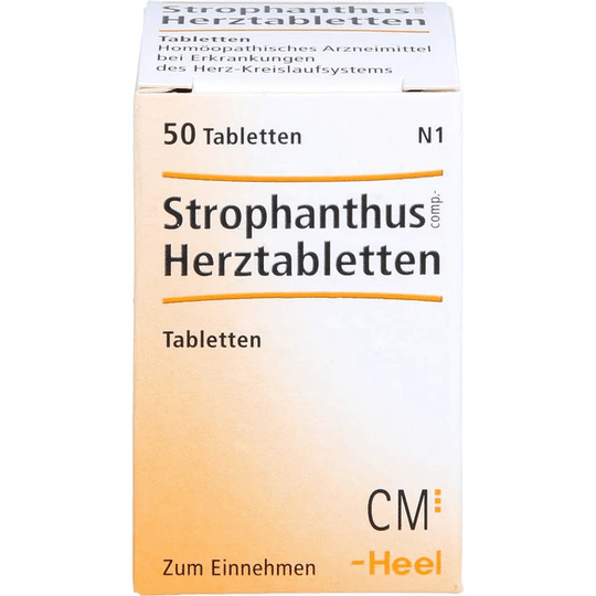 Strophantus comp. HEEL Heart Tablets 50 pcs - Maple Wellness Supplements