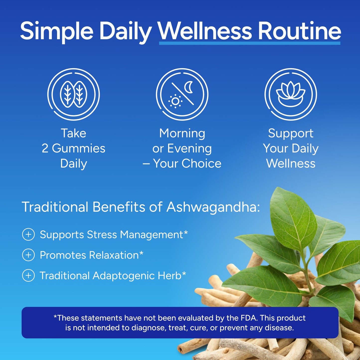 Sugar-Free Ashwagandha Gummies for Stress, Sleep & Mood Support - High-Potency 30:1 Ashwagandha Supplement Extract - Vegan Adaptogen Supplement for Women & Men, Natural Flavor, Plant-Based, 90 Gummies - Maple Wellness Supplements