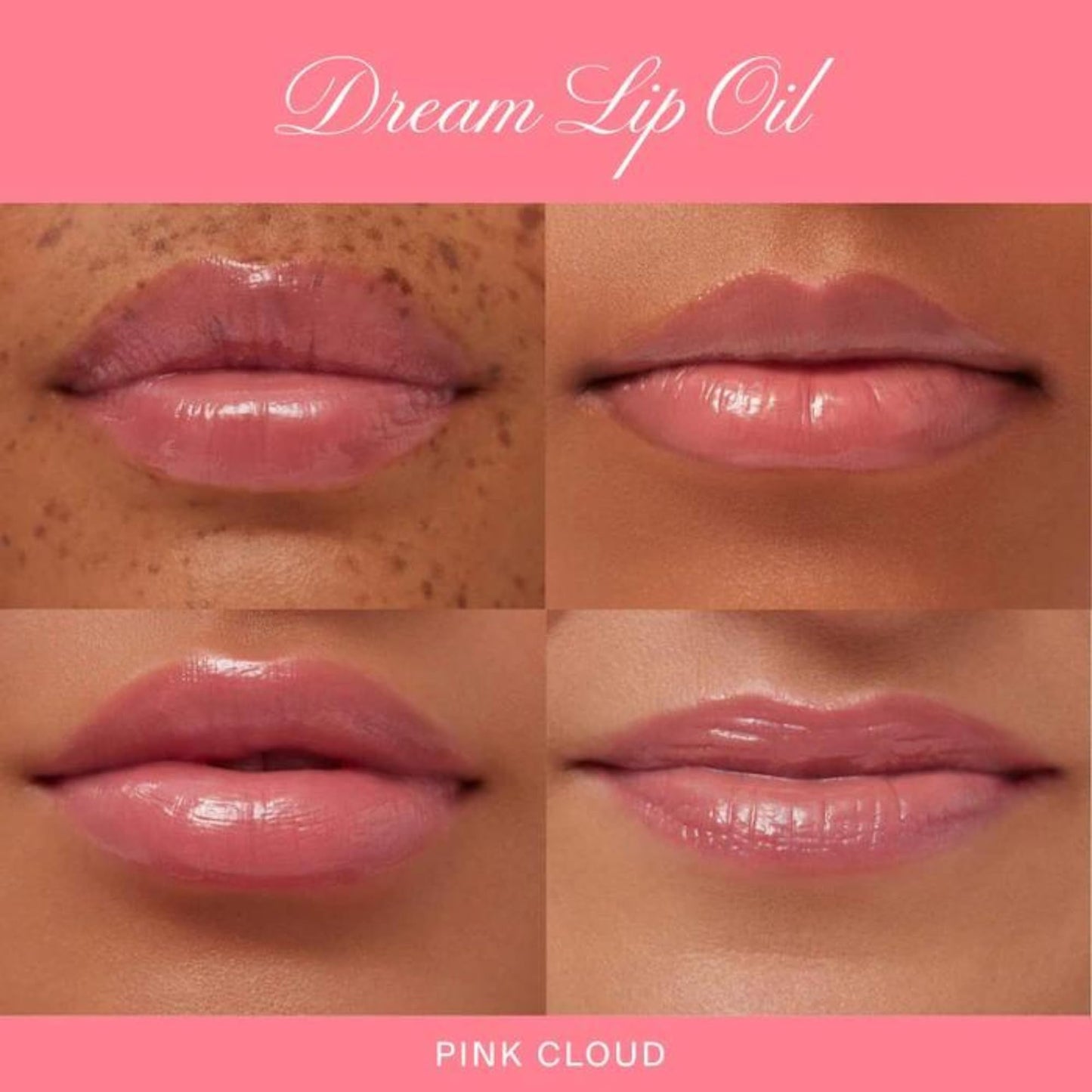 Summer Fridays Dream Lip Oil - Hydrating Tinted Lip Gloss Oil - Non-Sticky Formula with Skincare Benefits for Long-Lasting Softness + Shine - Effortless Beauty Gifts - Pink Cloud (0.15 Oz) - Maple Wellness Supplements