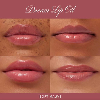 Summer Fridays Dream Lip Oil - Hydrating Tinted Lip Gloss Oil - Non-Sticky Formula with Skincare Benefits for Long-Lasting Softness + Shine - Effortless Beauty Gifts - Soft Mauve (0.15 Oz) - Maple Wellness Supplements