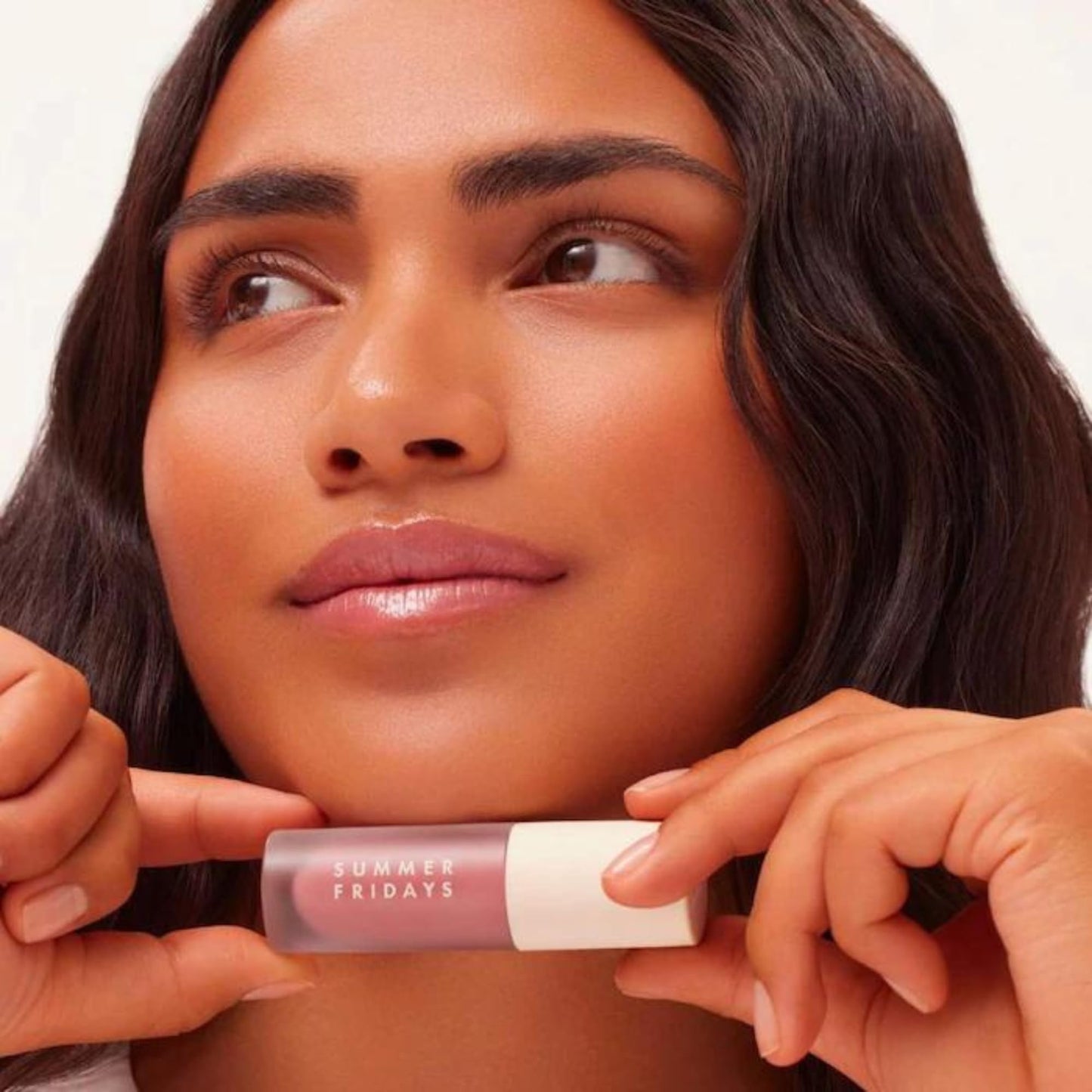 Summer Fridays Dream Lip Oil - Hydrating Tinted Lip Gloss Oil - Non-Sticky Formula with Skincare Benefits for Long-Lasting Softness + Shine - Effortless Beauty Gifts - Soft Mauve (0.15 Oz) - Maple Wellness Supplements