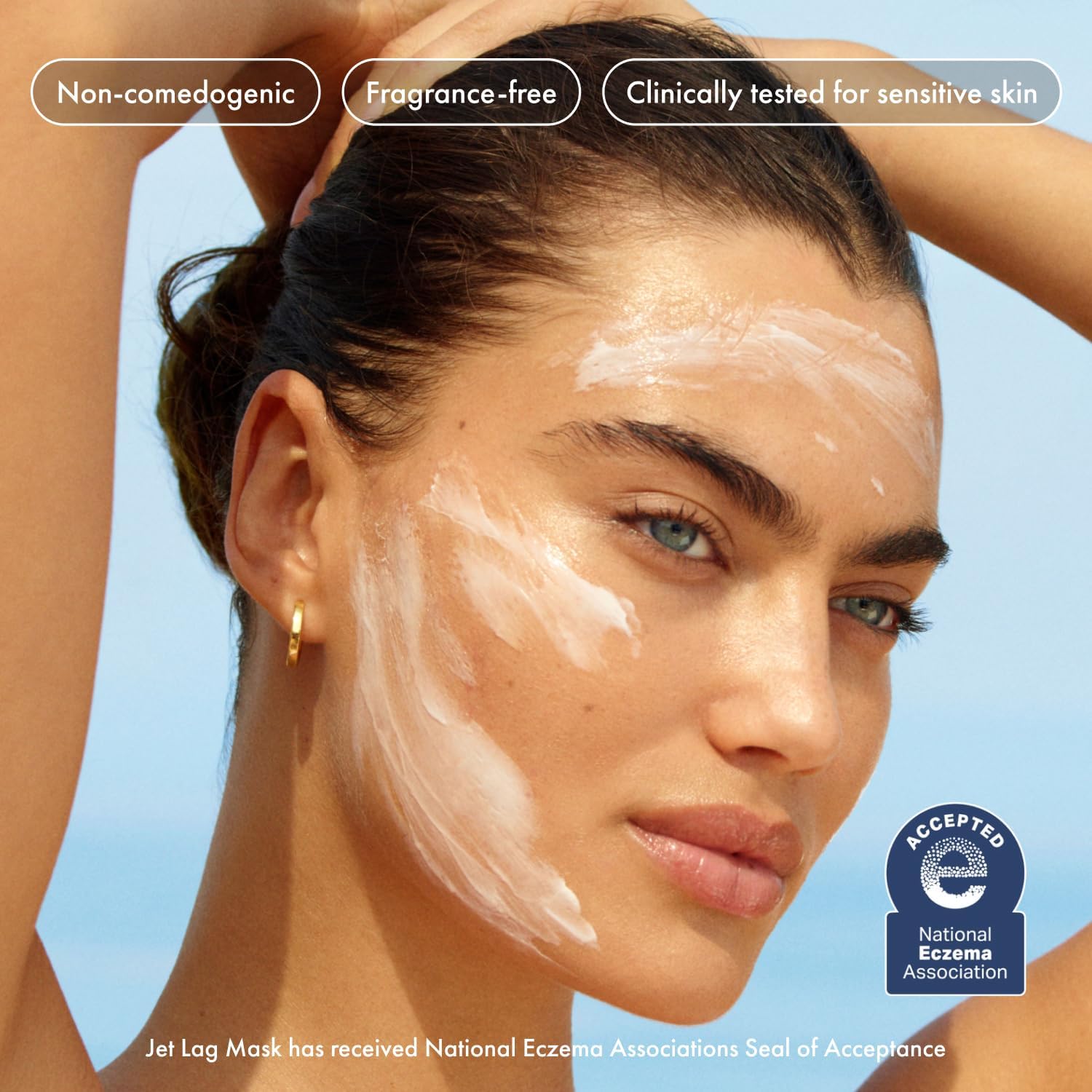 Summer Fridays Jet Lag Mask - Hydrating Face Moisturizer + Mask - Enriched with Hyaluronic Acid, Niacinamide, Glycerin + Antioxidants Helps Nourish Skin for a Renewed + Radiant Complexion (2.25 Oz) - Maple Wellness Supplements