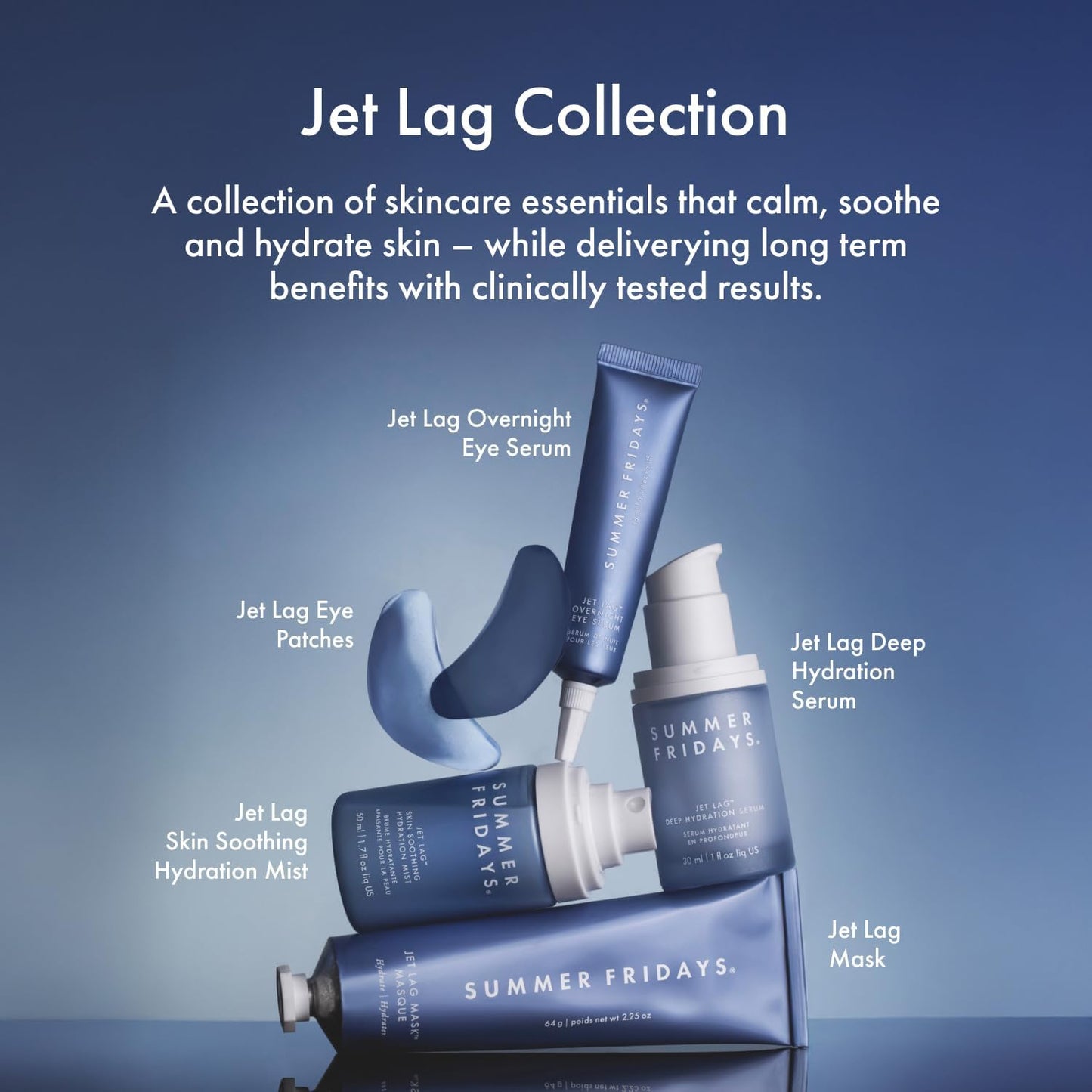 Summer Fridays Jet Lag Mask - Hydrating Face Moisturizer + Mask - Enriched with Hyaluronic Acid, Niacinamide, Glycerin + Antioxidants Helps Nourish Skin for a Renewed + Radiant Complexion (2.25 Oz) - Maple Wellness Supplements