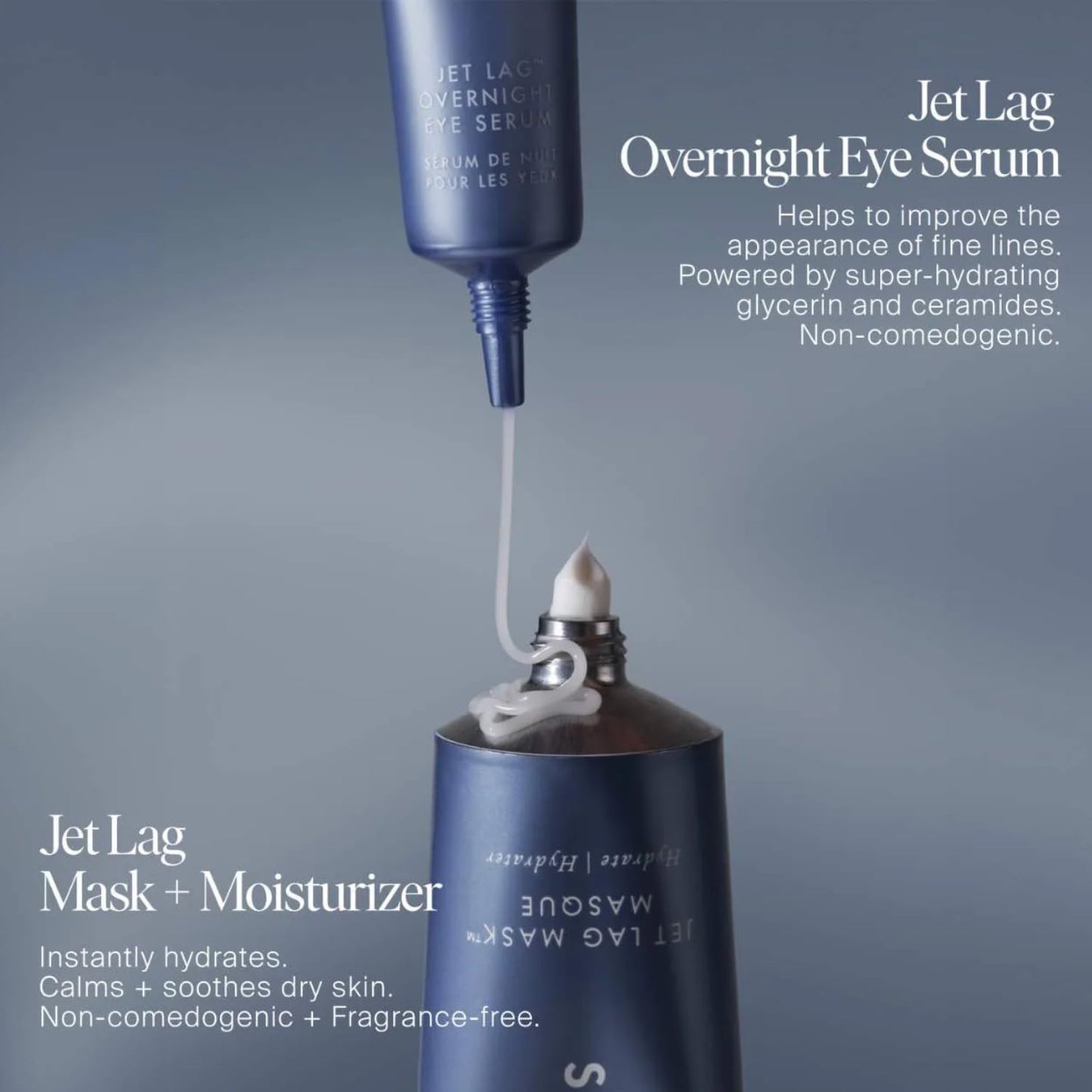 Summer Fridays Jet Lag Overnight Eye Serum - Nourishing Undereye Treatment for Dark Circles - Helps to Hydrate, Smooth, Firm & Depuff - Enriched with Glycerin to Lock in Moisture (0.5 Fl Oz) - Maple Wellness Supplements