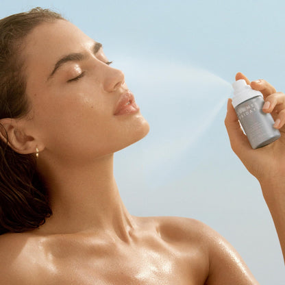 Summer Fridays Jet Lag Skin Soothing Hydration Face Mist - Ultra-Fine Facial Spray & Hydrating Mist to Comfort, Soothe & Help Provide Protective Moisture Barrier Support for Glowing Skin (1.7 Fl Oz) - Maple Wellness Supplements