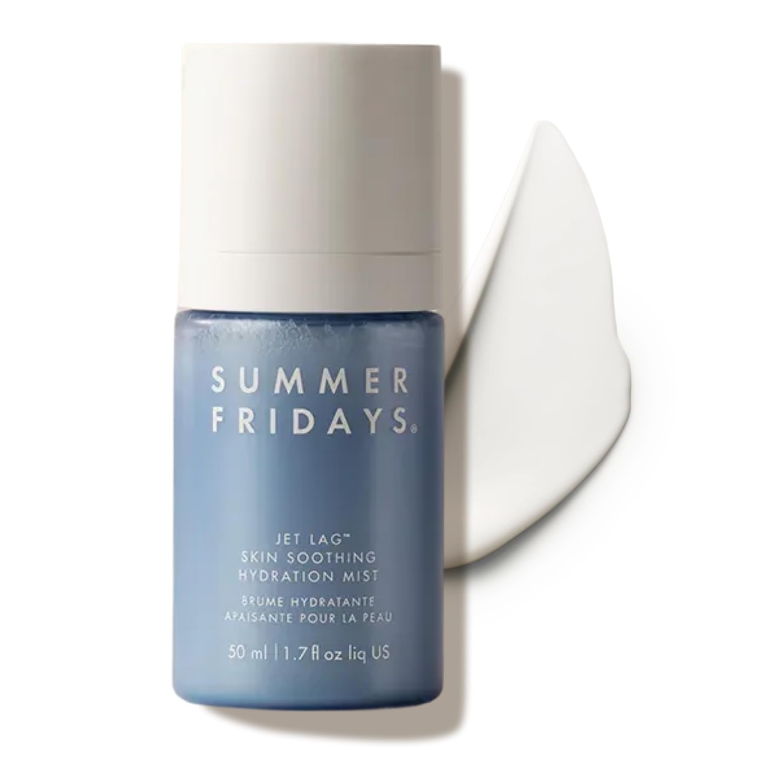 Summer Fridays Jet Lag Skin Soothing Hydration Face Mist - Ultra-Fine Facial Spray & Hydrating Mist to Comfort, Soothe & Help Provide Protective Moisture Barrier Support for Glowing Skin (1.7 Fl Oz) - Maple Wellness Supplements