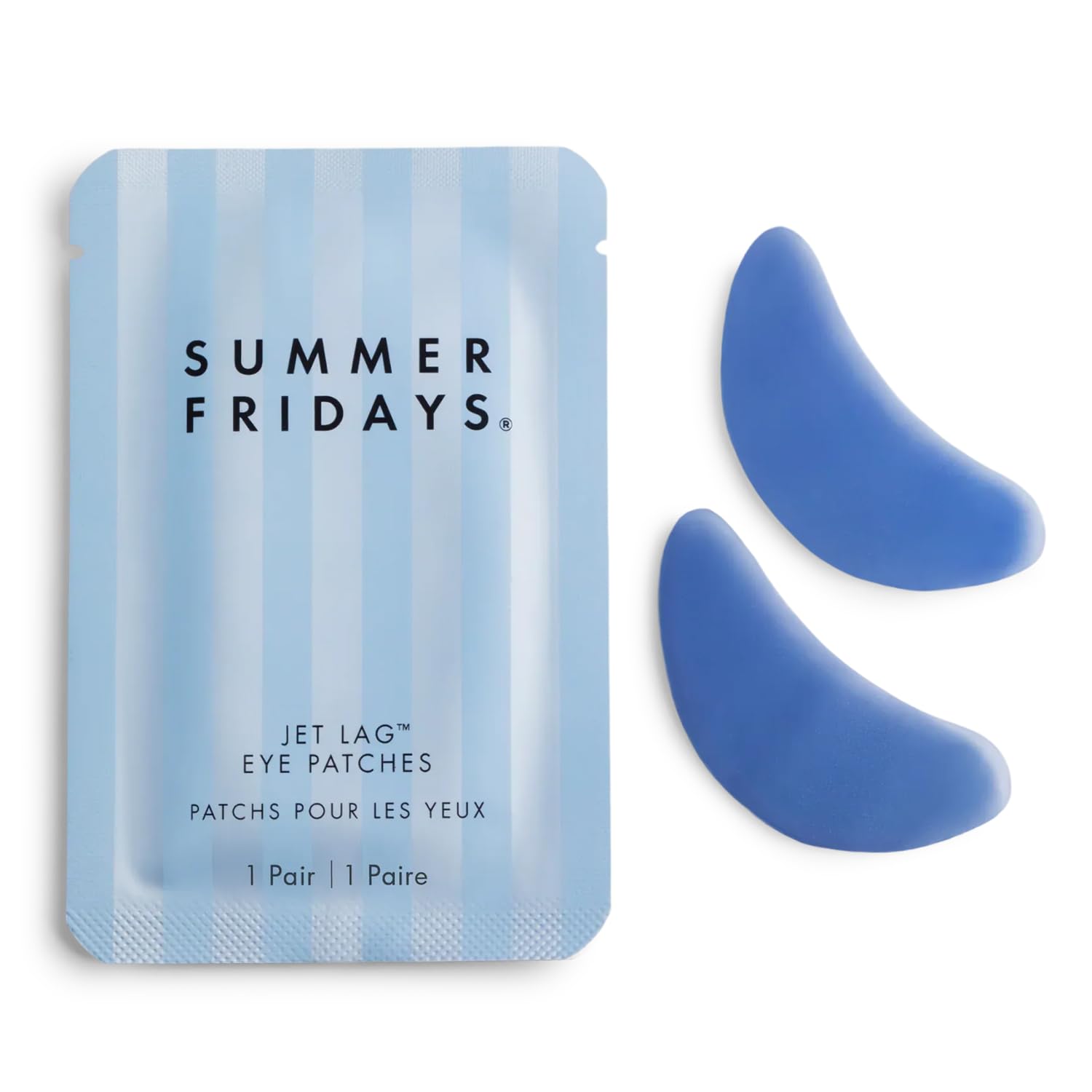 Summer Fridays Jet Lag Under Eye Patches - Hydrating & Depuffing Hydrogel Eye Masks - Maple Wellness Supplements