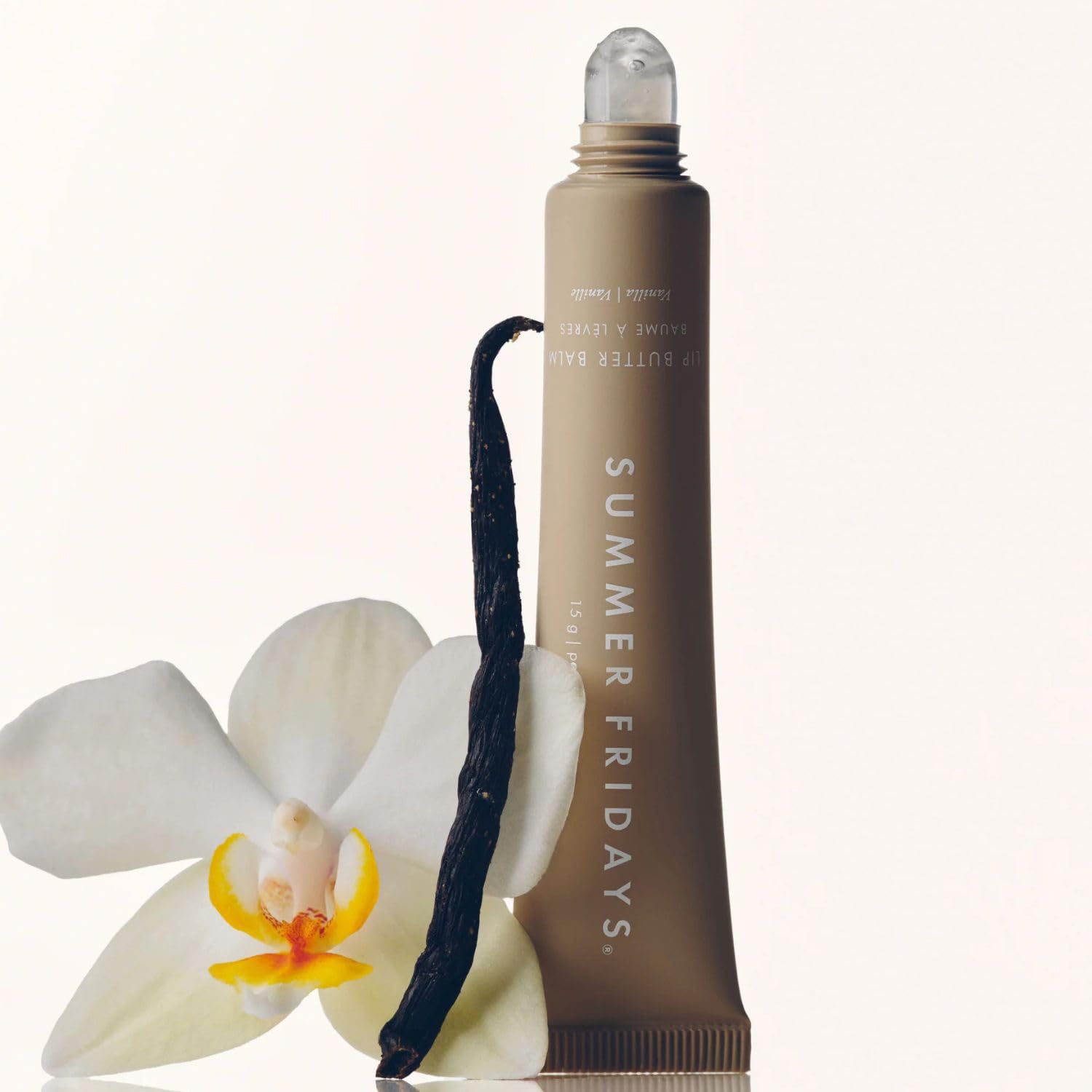 Summer Fridays Lip Butter Balm - Conditioning Lip Mask and Lip Balm for Instant Moisture, Shine and Hydration - Sheer-Tinted, Soothing Lip Care - Vanilla (.5 Oz) - Maple Wellness Supplements