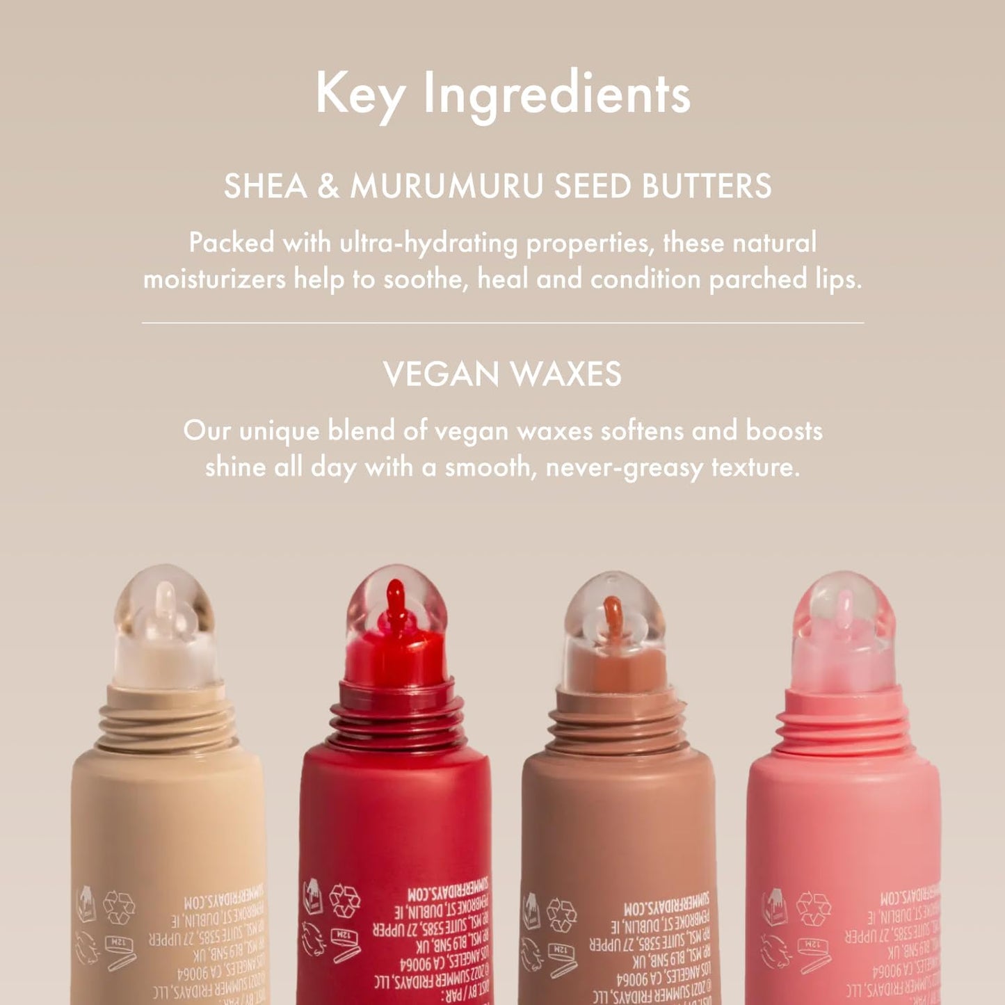Summer Fridays Lip Butter Balm - Conditioning Lip Mask and Lip Balm for Instant Moisture, Shine and Hydration - Sheer-Tinted, Soothing Lip Care - Vanilla (.5 Oz) - Maple Wellness Supplements