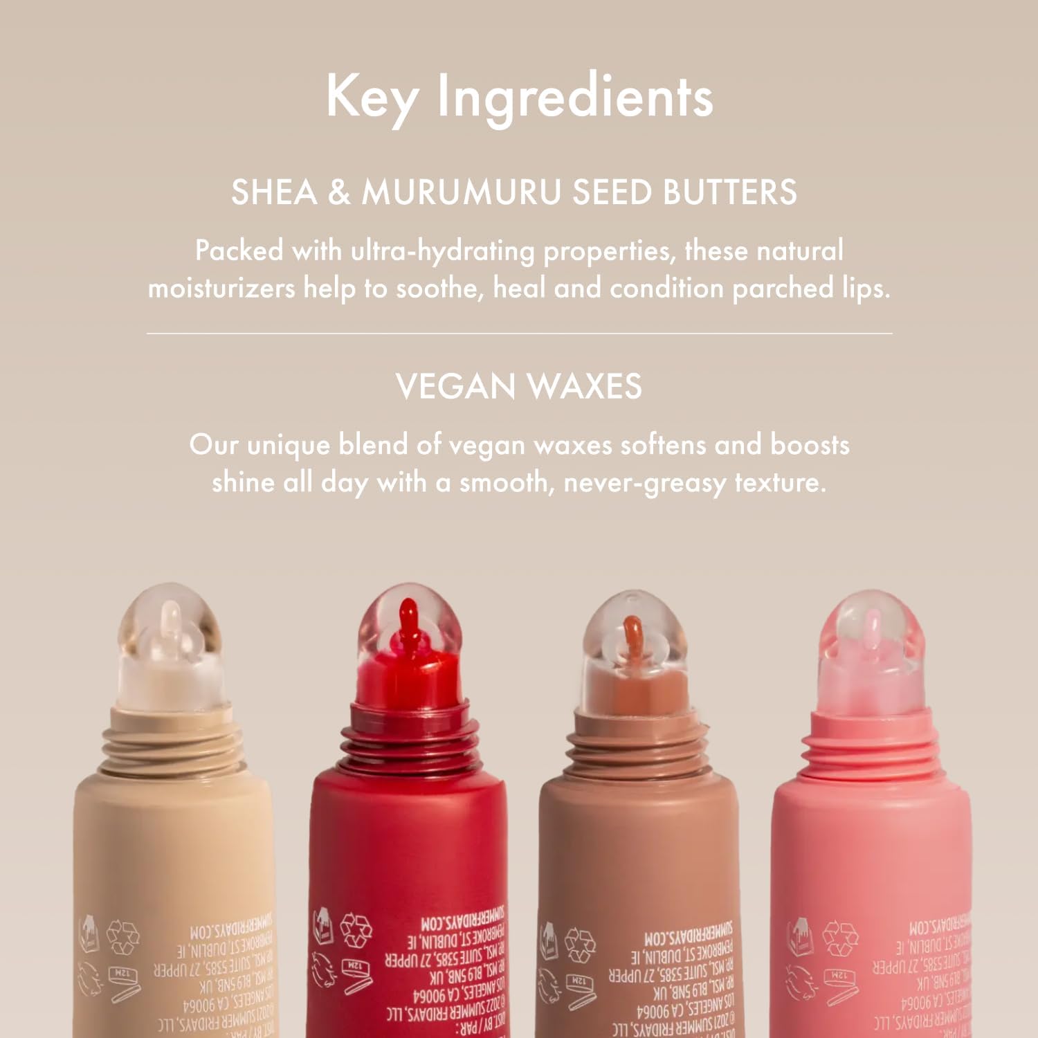 Summer Fridays Lip Butter Balm - Conditioning Lip Mask and Lip Balm for Instant Moisture, Shine and Hydration - Sheer-Tinted, Soothing Lip Care - Vanilla (.5 Oz) - Maple Wellness Supplements