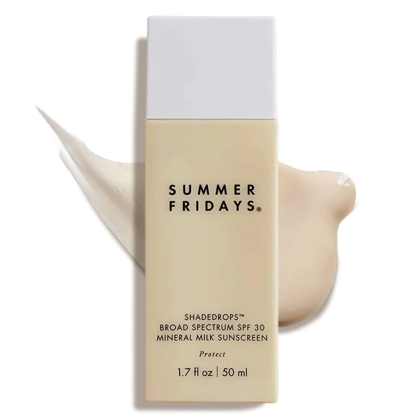 Summer Fridays ShadeDrops Broad Spectrum SPF 30 - Daily Tinted Sunscreen for Face - Lightweight, Hydrating Milky Mineral Sunscreen with Zinc Oxide - Essential Sun Care Gifts (1.7 Fl Oz) - Maple Wellness Supplements