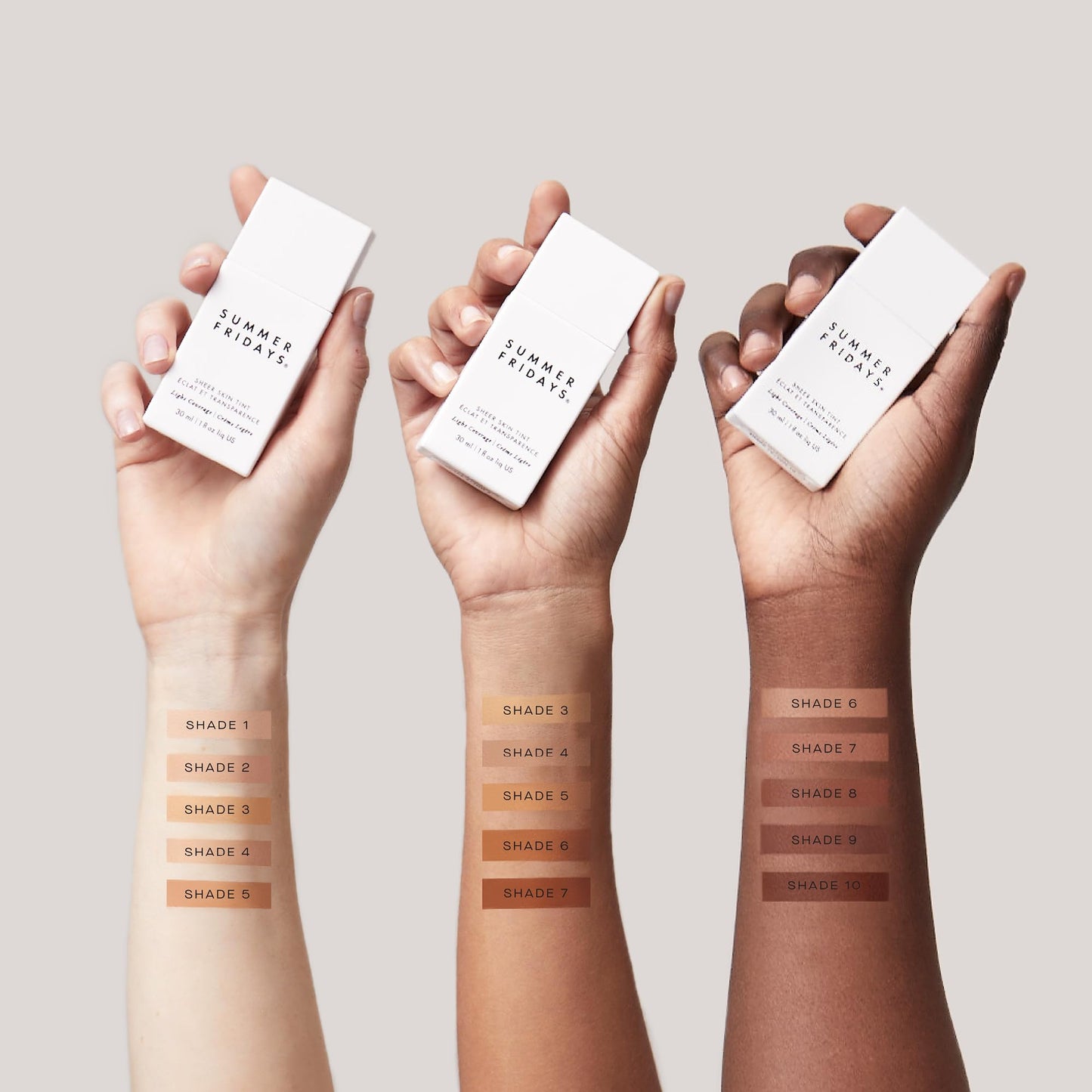 Summer Fridays Sheer Skin Tint - Skin Tint with Hyaluronic Acid - Helps Diminish Uneven Skin Tone - Sheer to Light Coverage - Shade 5 - Medium with Warm Neutral Undertones (1 Fl Oz) - Maple Wellness Supplements