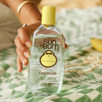 Sun Bum Cool Down Aloe Vera Gel - Vegan After Sun Care to Soothe and Hydrate Sunburn - 8 oz - Maple Wellness Supplements