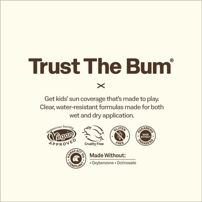 Sun Bum Kids SPF 50 Clear Face Stick Sunscreen - Wet or Dry Skin Application Broad Spectrum Sunscreen with Vitamin E - Maple Wellness Supplements