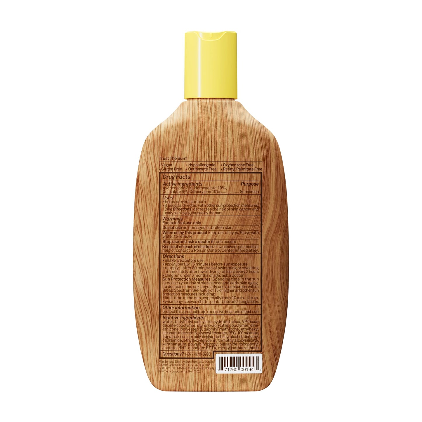 Sun Bum Original SPF 50 Sunscreen Body Lotion - Broad Spectrum Moisturizing Sunscreen - Maple Wellness Supplements