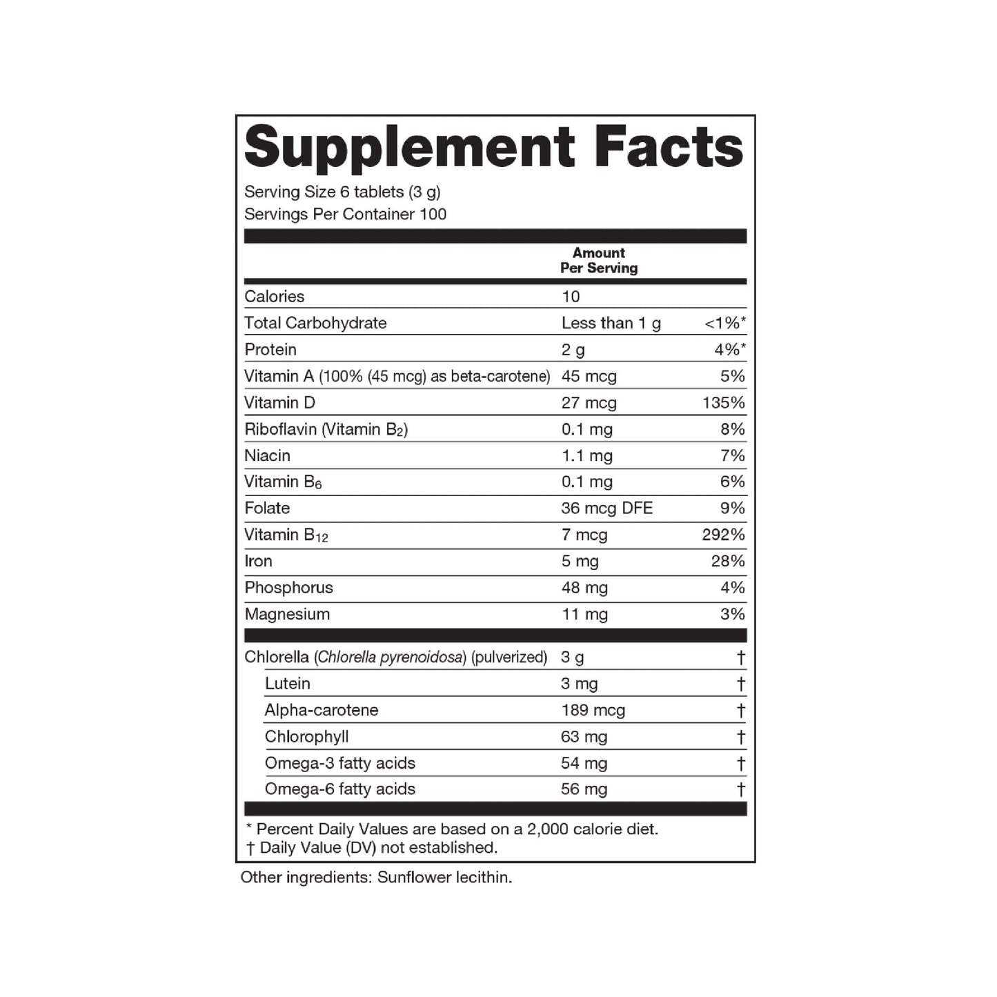 Sun Chlorella 500mg Whole Body Wellness Green Algae Superfood Supplement - Immune Defense, Gut Health, Natural Purification, Energy Boost - Maple Wellness Supplements