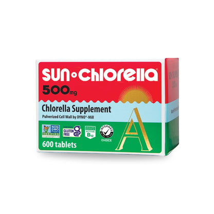 Sun Chlorella 500mg Whole Body Wellness Green Algae Superfood Supplement - Immune Defense, Gut Health, Natural Purification, Energy Boost - Maple Wellness Supplements