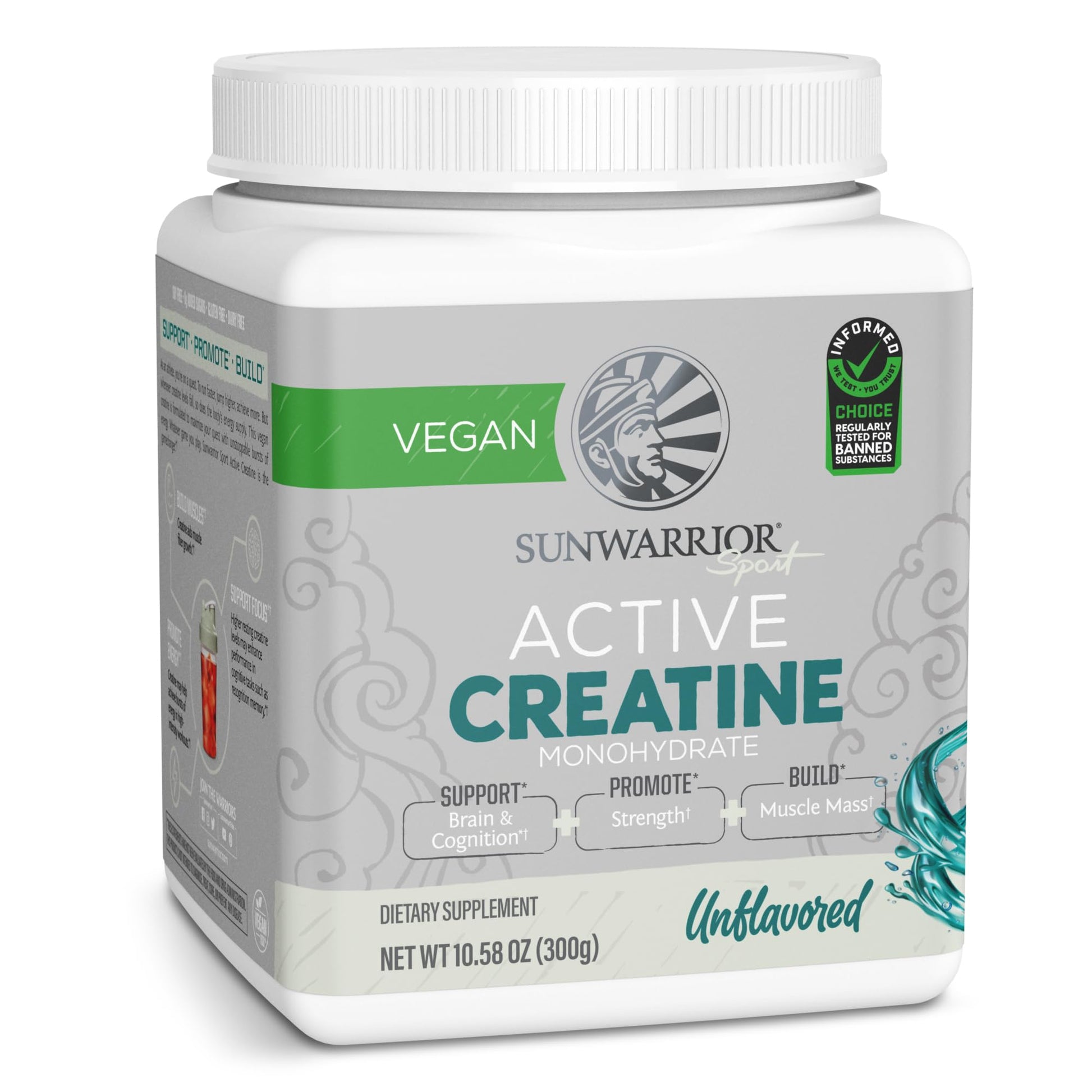 Sunwarrior, Active Creatine, 10.58 Ounce - Maple Wellness Supplements