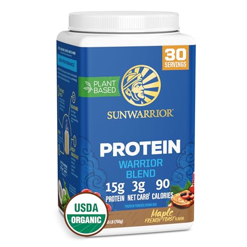 Sunwarrior Vegan Organic Protein Powder Plant-Based | BCAA Amino Acids Hemp Seed - Maple Wellness Supplements