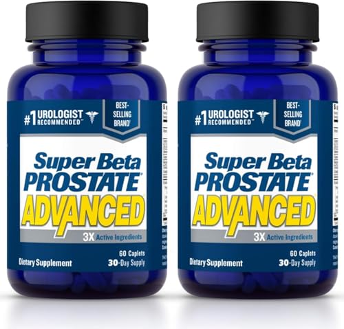 SUPER BETA PROSTATE Advanced – Promote Sleep, Support Bladder Emptying. Prostate Support Supplement for Men's Health with Beta Sitosterol - Maple Wellness Supplements