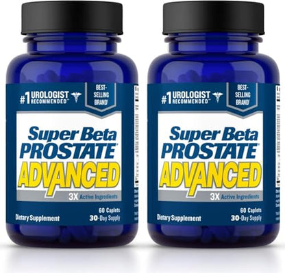 SUPER BETA PROSTATE Advanced – Promote Sleep, Support Bladder Emptying. Prostate Support Supplement for Men's Health with Beta Sitosterol - Maple Wellness Supplements