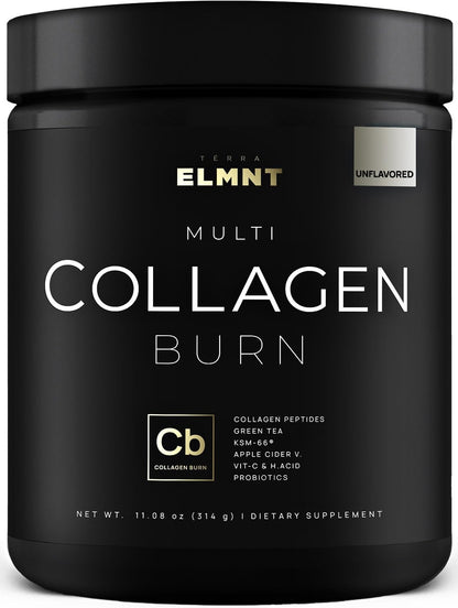 Super Collagen Powder for Women Weight Loss + Beauty w. Probiotics, Hyaluronic Acid, ACV, KSM-66, Biotin - Premium Multi Collagen Peptides Protein Supplement - Maple Wellness Supplements