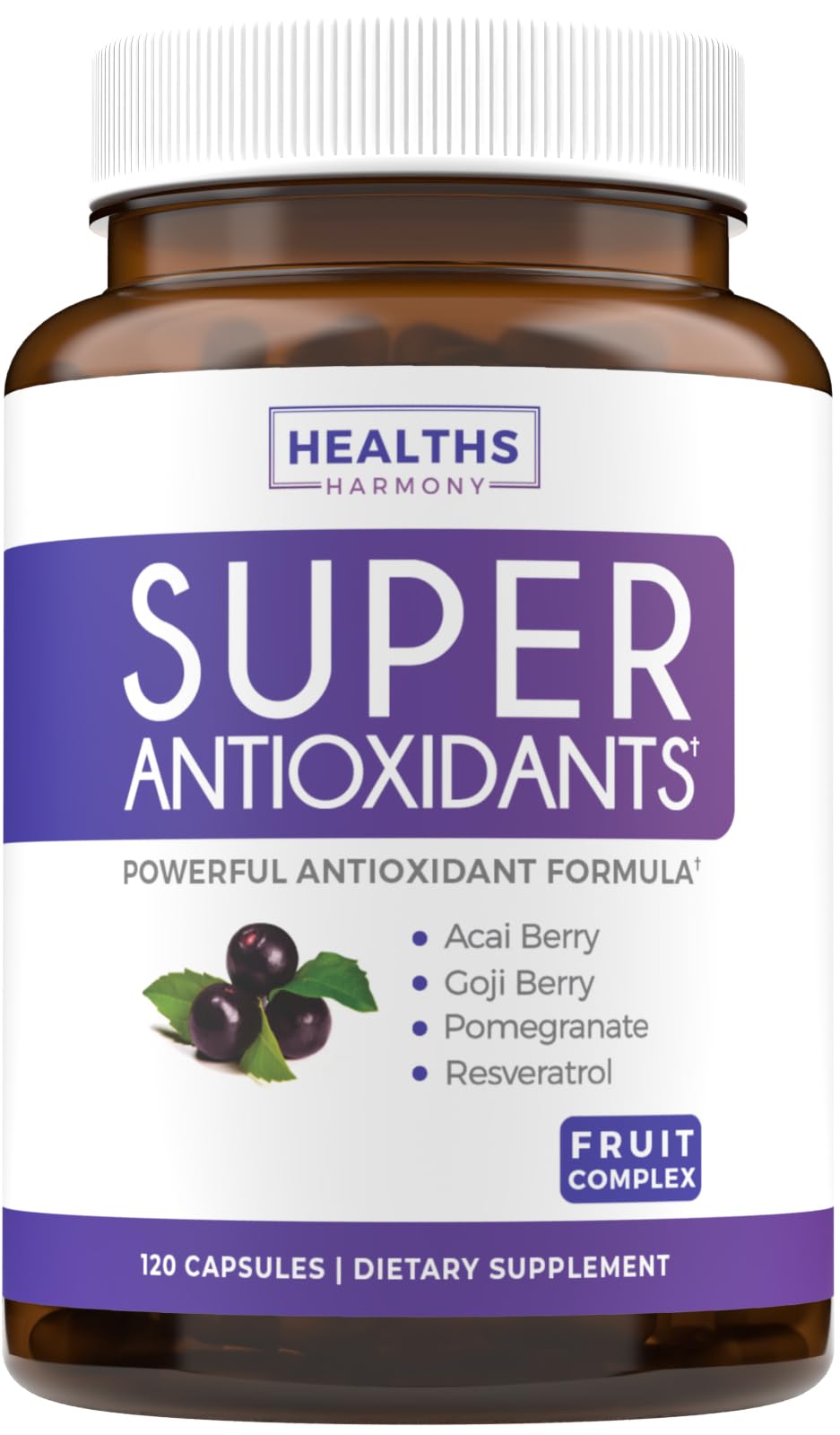 Super Greens & Antioxidants (2-Month Supply) Antioxidant Power Greens Bundle of Organic Super Greens Powder - Complete Superfood (120 Capsules) & Super Antioxidants - Powerful Superfood (120 Capsules) - Maple Wellness Supplements