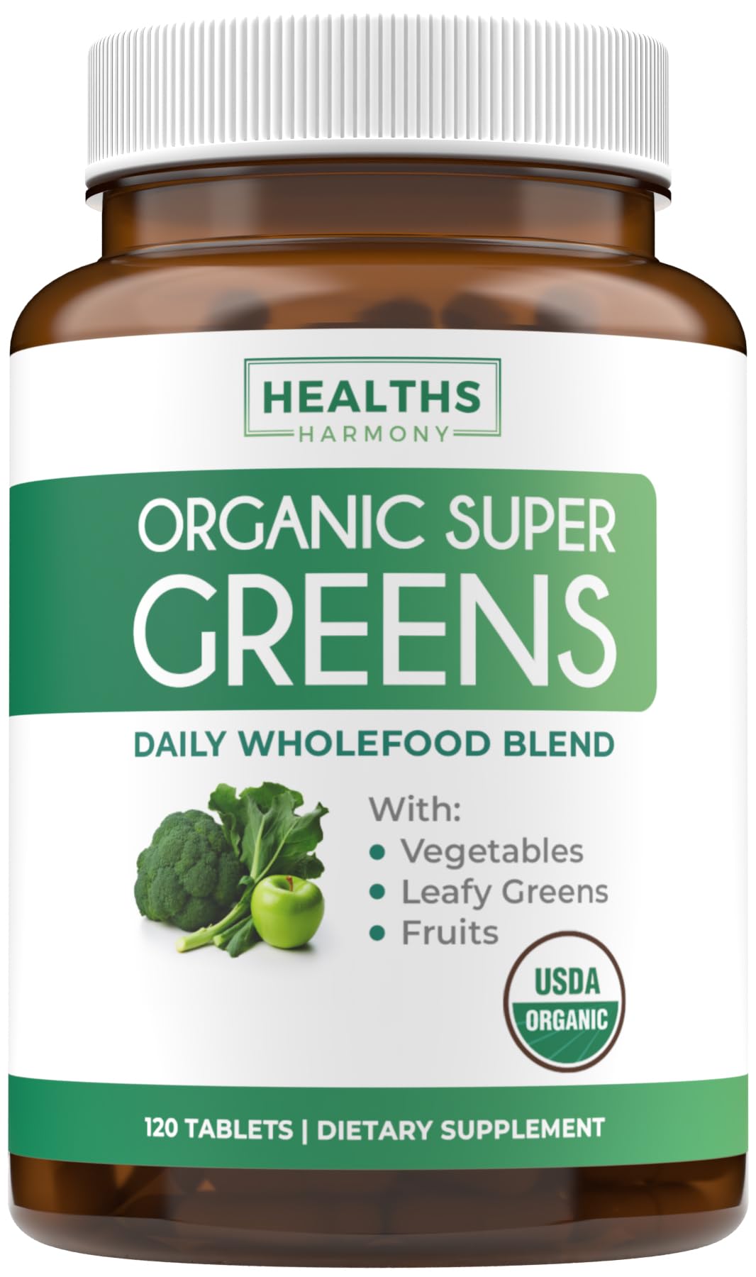 Super Greens & Antioxidants (2-Month Supply) Antioxidant Power Greens Bundle of Organic Super Greens Powder - Complete Superfood (120 Capsules) & Super Antioxidants - Powerful Superfood (120 Capsules) - Maple Wellness Supplements