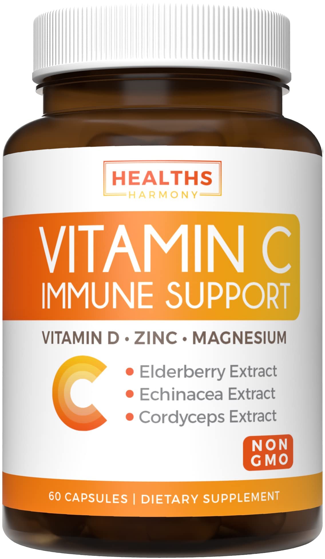 Super Greens & Vitamin C (1-Month Supply) Greens & C Synergy Bundle of Organic Super Greens Powder - Complete Superfood (60 Capsules) & & Vitamin C Immune Support (60 Vegetarian Caps)(Non-GMO) - Maple Wellness Supplements