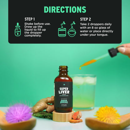 SuperBonsai Super Liver Support with Milk Thistle - All Natural Liver Cleanse Detox & Repair Aid - Doctor-Formulated Liver Supplement - Maple Wellness Supplements