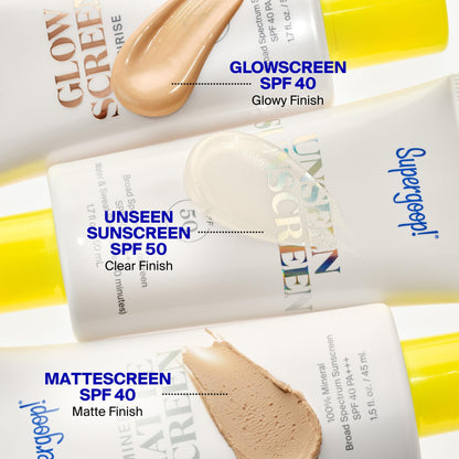 Supergoop! Glowscreen SPF 40, Sunrise (Champagne Glow) - 1.7 fl oz - Glowy Primer + Broad Spectrum Tinted Sunscreen - Maple Wellness Supplements