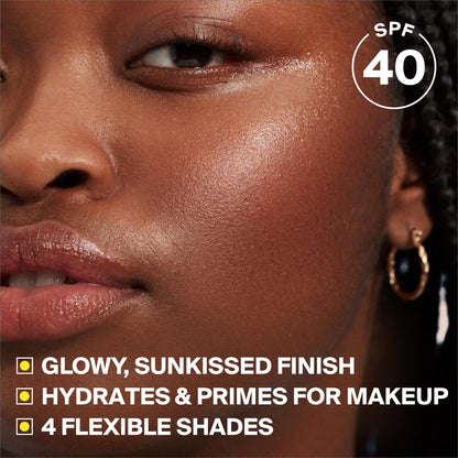 Supergoop! Glowscreen SPF 40, Sunrise (Champagne Glow) - 1.7 fl oz - Glowy Primer + Broad Spectrum Tinted Sunscreen - Maple Wellness Supplements
