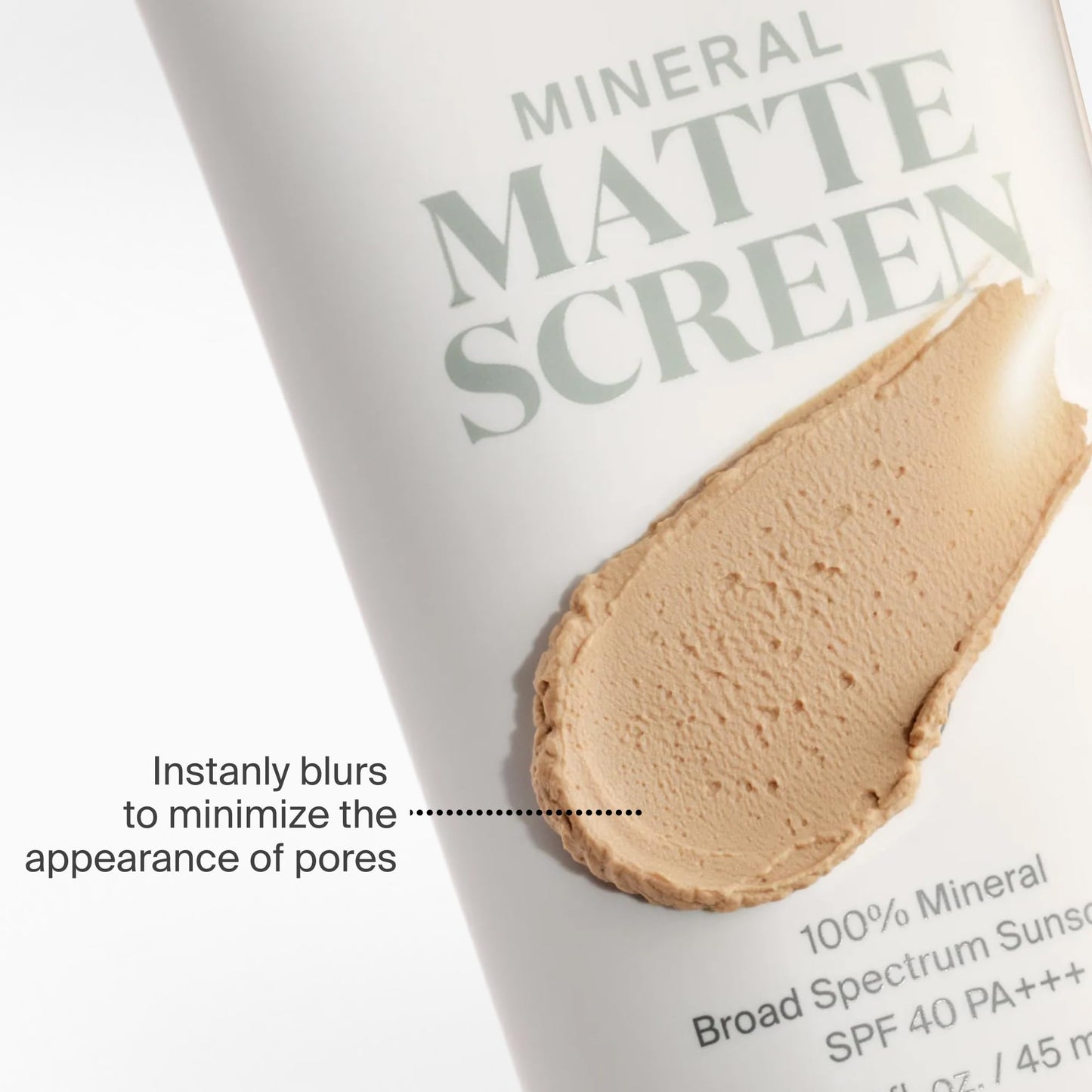 Supergoop! Mineral Mattescreen (SPF 40) - 45 mL - Mineral, Oil-Free Broad Spectrum Sunscreen - Smooths Skin’s Appearance - Maple Wellness Supplements