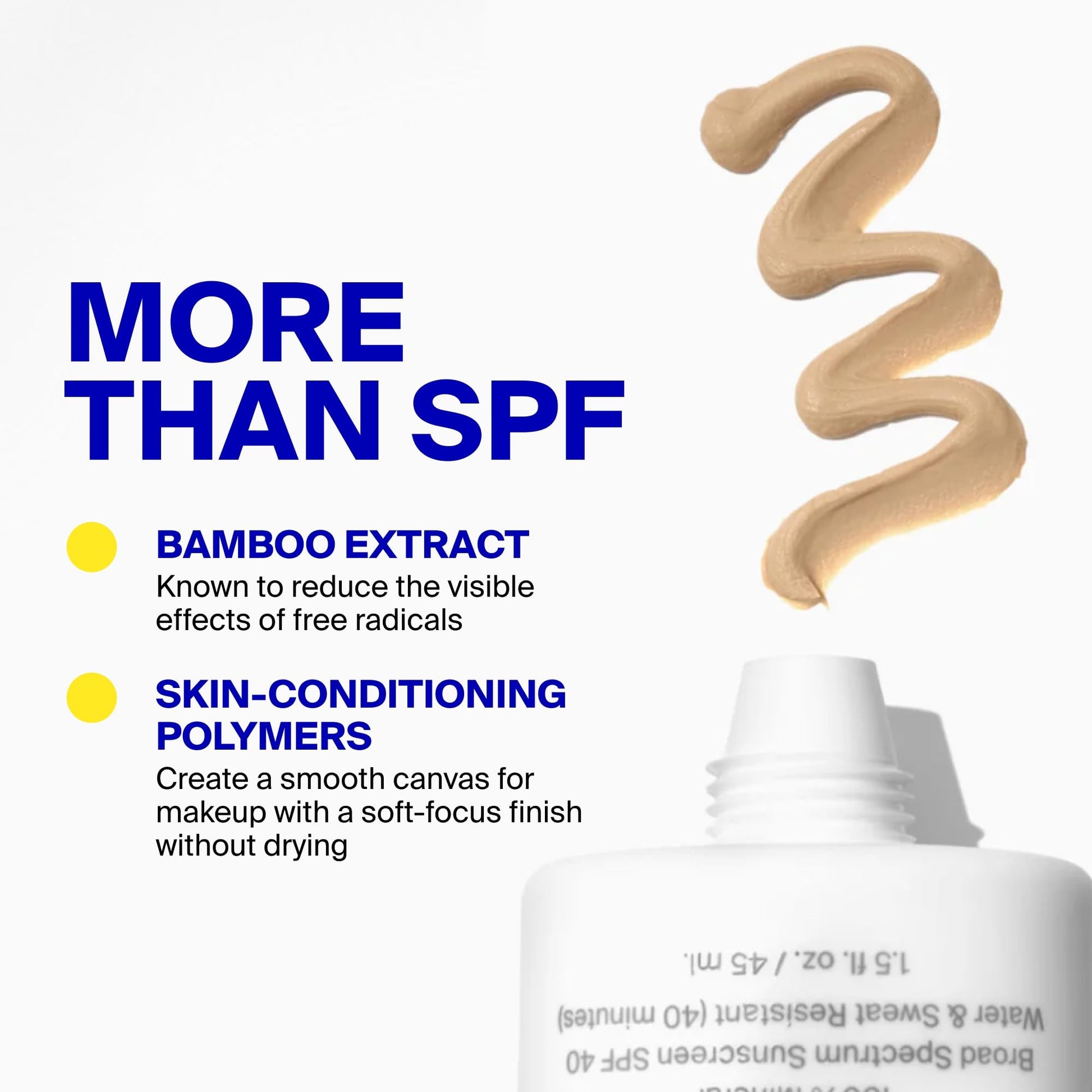 Supergoop! Mineral Mattescreen (SPF 40) - 45 mL - Mineral, Oil-Free Broad Spectrum Sunscreen - Smooths Skin’s Appearance - Maple Wellness Supplements